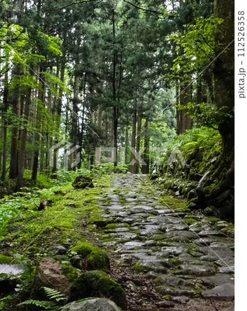 白山平泉寺　石畳　境内 112526358