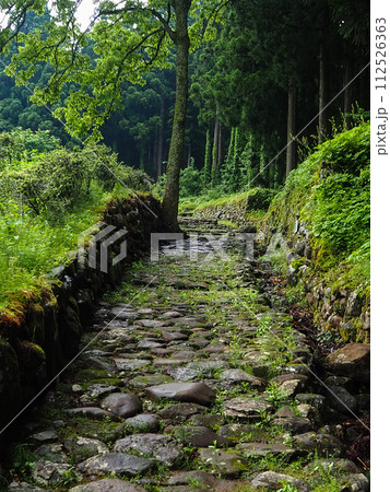 白山平泉寺　石畳　境内 112526363