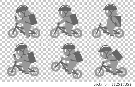 自転車に乗る人 自転車に乗る人 112527352