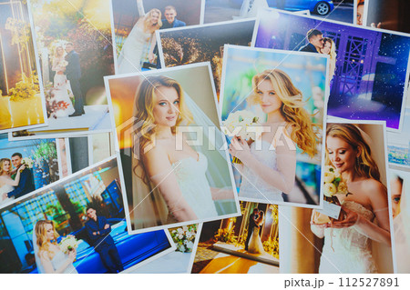 Beautiful printed wedding photos. Professional photography. 112527891