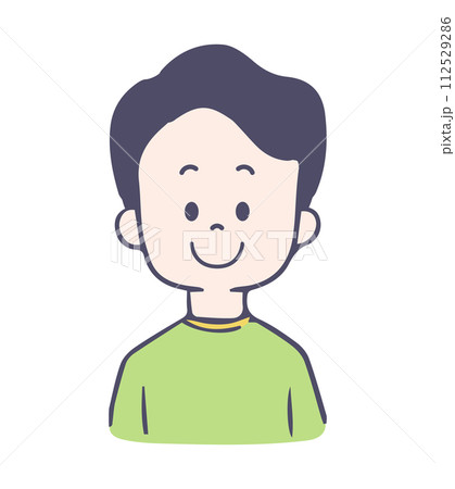 笑顔の男性 笑顔の男性 112529286