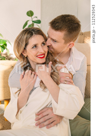 portrait of beautiful couple portrait of beautiful couple 112529343