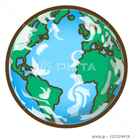 地球(大西洋・ヨーロッパ・アメリカ・アフリカ) 地球(大西洋・ヨーロッパ・アメリカ・アフリカ) 112529419