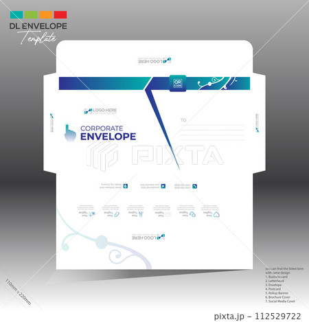 envelope for corporate and any use 112529722