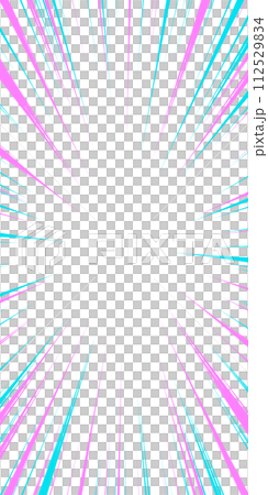 Pink and blue pop concentrated line background material Pink and blue pop concentrated line background material 112529834