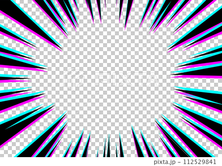 Pop concentrated line background material with misalignment style Pop concentrated line background material with misalignment style 112529841