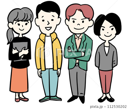 ダイバーシティな働く人々 112530202