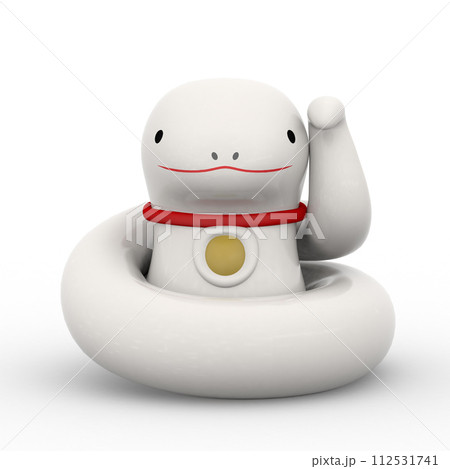 招き巳 112531741