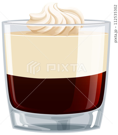 Creamy Topped Espresso Vector Illustration Creamy Topped Espresso Vector Illustration 112535302