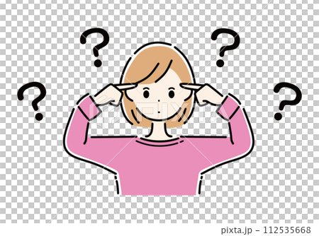 Woman wondering 112535668