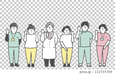 醫護人員插圖集 112535704