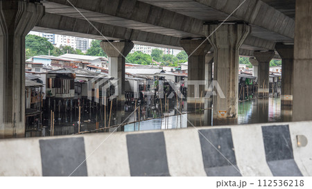 concrete bridge under construction concrete bridge under construction 112536218
