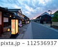 矢掛町の夕景 112536937