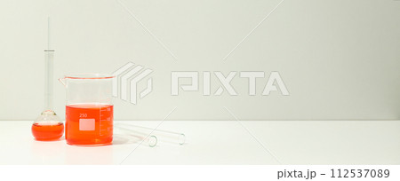 Concept of science with different laboratory accessories Concept of science with different laboratory accessories 112537089