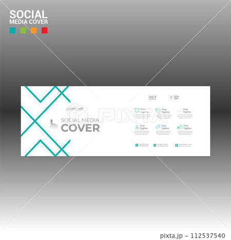 social media cover banner for any best company use 112537540