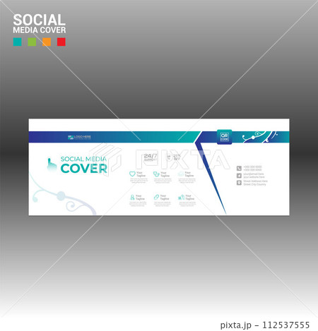 social media cover banner for any best company use 112537555