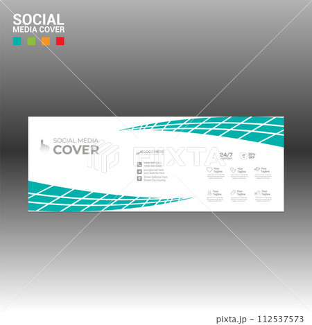 social media cover banner for any best company use 112537573