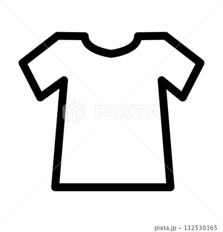 T-shirt icon, vector template element illustration for design 112538165