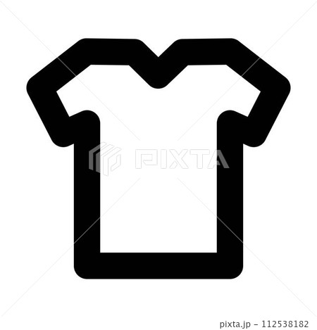 T-shirt icon, vector template element illustration for design 112538182