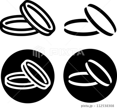 指輪　2個　アイコンセット 112538308