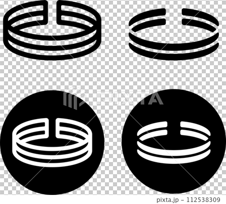 ブレスレット　アイコンセット 112538309