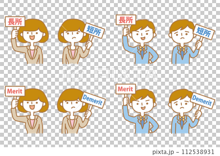 Variation set for people who raise their strengths and weaknesses 112538931