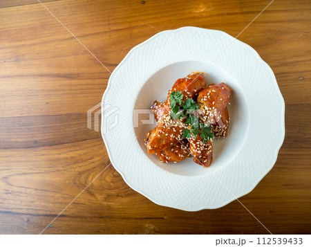 Chicken wings fried Chicken wings fried 112539433