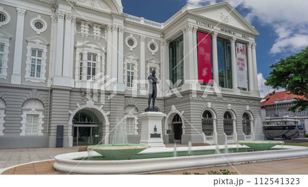 The Victoria Theatre and Concert Hall is a performing arts center in the Central Area of Singapore timelapse hyperlapse. The Victoria Theatre and Concert Hall is a performing arts center in the Central Area of Singapore timelapse hyperlapse. 112541323