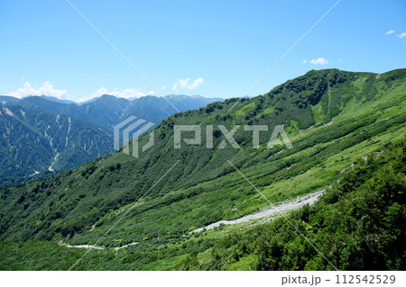 富山県中新川郡立山町_大観峰から南側景色2_2023年8月 112542529