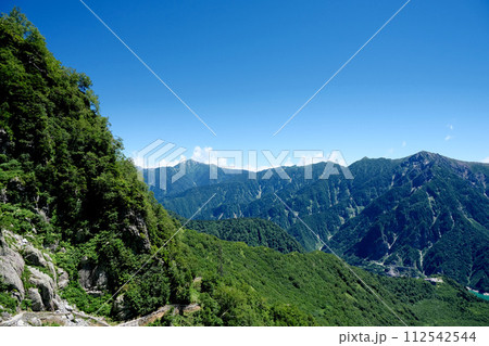 富山県中新川郡立山町_大観峰から北東側景色6_2023年8月 112542544
