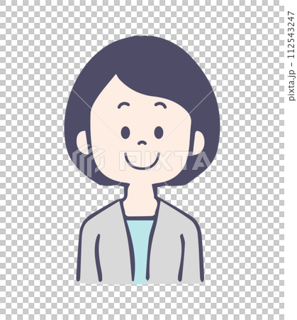 Young woman in a suit Young woman in a suit 112543247