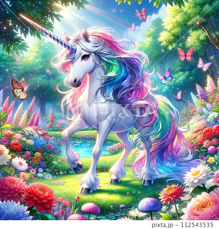 ユニコーンのイラスト素材 [112543535] - PIXTA