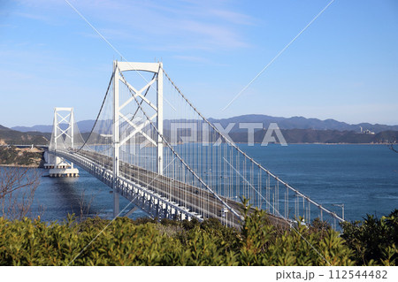 見晴台から見る大鳴門橋(兵庫県 徳島県 鳴門海峡) 見晴台から見る大鳴門橋(兵庫県 徳島県 鳴門海峡) 112544482