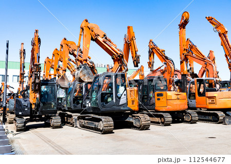 重機バックホー 重機バックホー 112544677