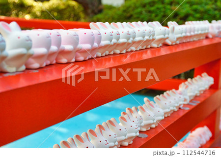 京都 岡﨑神社(岡崎神社)の可愛いうさぎ (京都市左京区) 京都 岡﨑神社(岡崎神社)の可愛いうさぎ (京都市左京区) 112544716