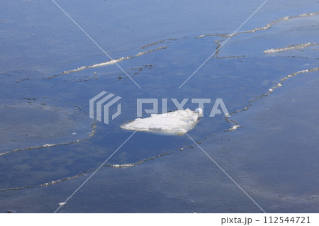 氷海面模様 氷海面模様 112544721