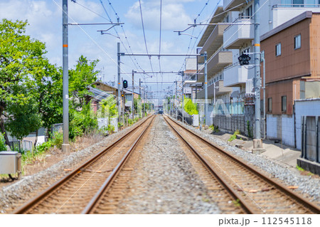 京都府　京都市　関西　近畿地方　鳥居　夏　観光　神社　仏閣　伝統文化　参拝　清水坂　京阪電鉄　鉄道 112545118