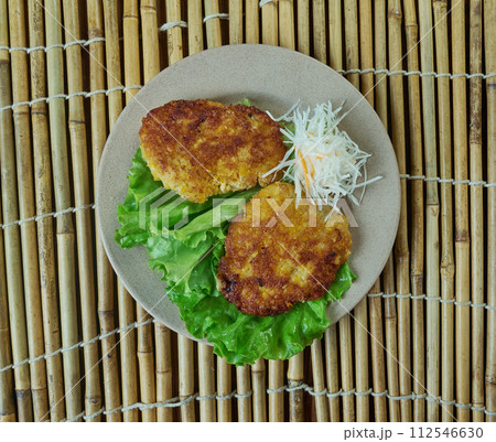 Indian chicken cutlets Indian chicken cutlets 112546630