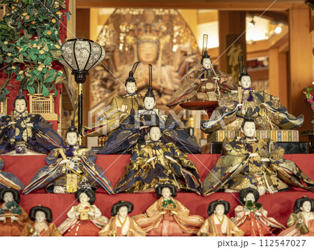 お寺の雛祭り お寺の雛祭り 112547027