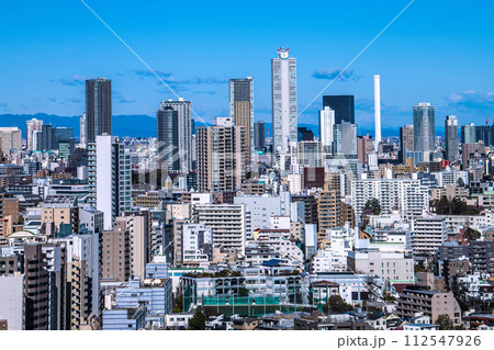日本の東京都市景観 池袋副都心。サンシャイン60やタワーマンションなどを望む=3月10日 日本の東京都市景観 池袋副都心。サンシャイン60やタワーマンションなどを望む=3月10日 112547926