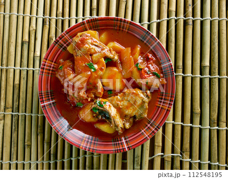 Filipino Chicken Asado 112548195