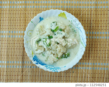 Creamy Cauliflower Chowder 112548251