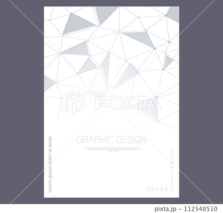 Layout of a creative idea of graphic linear design. Template for the design of a cover, booklet or brochure. A creative idea for an individual interior, decoration Layout of a creative idea of graphic linear design. Template for the design of a cover, booklet or brochure. A creative idea for an individual interior, decoration 112548510