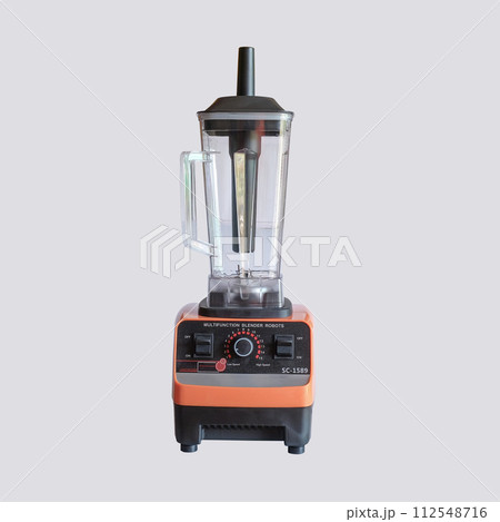 Blender juice machine isolated on white background. 112548716