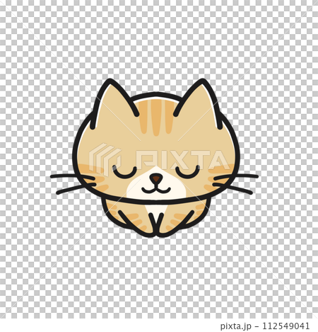 八件棕色虎斑貓坐著鞠躬 八件棕色虎斑貓坐著鞠躬 112549041