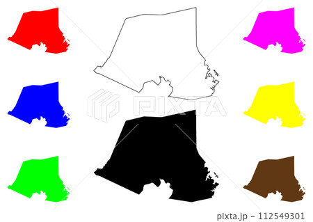 Braganca Paulista city (Federative Republic of Brazil, Sao Paulo state) map vector illustration, scribble sketch map Braganca Paulista city (Federative Republic of Brazil, Sao Paulo state) map vector illustration, scribble sketch map 112549301