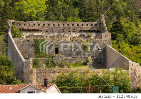 Ruins of St Cross Fortress, Perast, Montenegro Ruins of St Cross Fortress, Perast, Montenegro 112549918