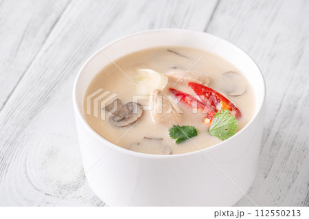 Tom Kha Kai soup 112550213