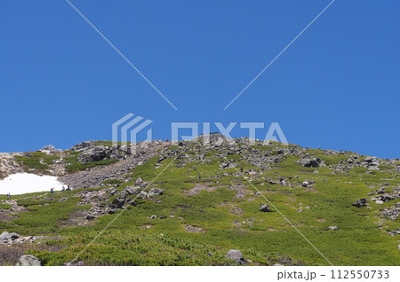 白山 高天ヶ原と御前峰 白山 高天ヶ原と御前峰 112550733