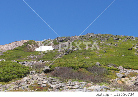 白山　高天ヶ原と御前峰 112550734
